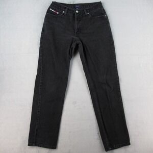 Tommy Hilfiger Vintage‎ 90s High Waist Straight Leg Black Jeans Size 9/30 T570